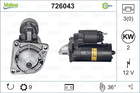 Valeo Starter 726043 Valeo Starter 726043