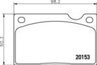 Mintex Remblokset MGB576 Mintex Remblokset MGB576