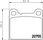 Mintex Remblokset MDB2129 Mintex Remblokset MDB2129