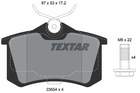 Textar Remblokset 2355402 Textar Remblokset 2355402