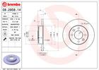 Brembo Remschijf 08.2958.14 Brembo Remschijf 08.2958.14