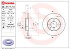 Brembo Remschijf 08.4177.10 Brembo Remschijf 08.4177.10