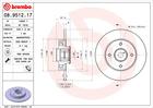 Brembo Remschijf 08.9512.17 Brembo Remschijf 08.9512.17