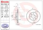 Brembo Remschijf 09.3148.14 Brembo Remschijf 09.3148.14