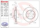 Brembo Remschijf 09.4869.34 Brembo Remschijf 09.4869.34