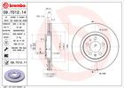Brembo Remschijf 09.7012.14 Brembo Remschijf 09.7012.14