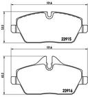 Brembo Remblokset P 06 034 Brembo Remblokset P 06 034