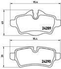 Brembo Remblokset P 06 052 Brembo Remblokset P 06 052