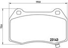 Brembo Remblokset P 09 003 Brembo Remblokset P 09 003