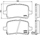 Brembo Remblokset P 10 015 Brembo Remblokset P 10 015