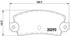 Brembo Remblokset P 23 008 Brembo Remblokset P 23 008