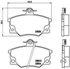 Brembo Remblokset P 23 017 Brembo Remblokset P 23 017