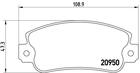 Brembo Remblokset P 23 021 Brembo Remblokset P 23 021