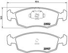 Brembo Remblokset P 23 079 Brembo Remblokset P 23 079