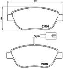 Brembo Remblokset P 23 087 Brembo Remblokset P 23 087