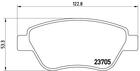 Brembo Remblokset P 23 099 Brembo Remblokset P 23 099