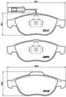 Brembo Remblokset P 23 114 Brembo Remblokset P 23 114