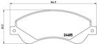 Brembo Remblokset P 24 065 Brembo Remblokset P 24 065
