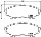 Brembo Remblokset P 24 086 Brembo Remblokset P 24 086