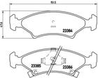 Brembo Remblokset P 30 009 Brembo Remblokset P 30 009