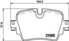 Brembo Remblokset P 36 032 Brembo Remblokset P 36 032