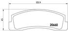 Brembo Remblokset P 41 002 Brembo Remblokset P 41 002