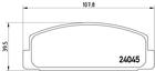 Brembo Remblokset P 49 036 Brembo Remblokset P 49 036