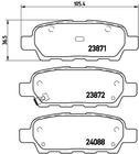 Brembo Remblokset P 56 046 Brembo Remblokset P 56 046