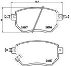 Brembo Remblokset P 56 051 Brembo Remblokset P 56 051