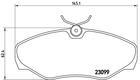 Brembo Remblokset P 56 061 Brembo Remblokset P 56 061