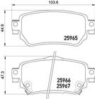 Brembo Remblokset P 56 098 Brembo Remblokset P 56 098