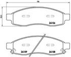Brembo Remblokset P 58 001 Brembo Remblokset P 58 001