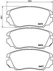 Brembo Remblokset P 59 054 Brembo Remblokset P 59 054