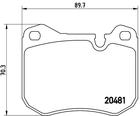 Brembo Remblokset P 65 002 Brembo Remblokset P 65 002