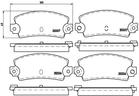 Brembo Remblokset P 68 002 Brembo Remblokset P 68 002