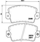 Brembo Remblokset P 68 007 Brembo Remblokset P 68 007