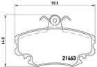 Brembo Remblokset P 68 038 Brembo Remblokset P 68 038