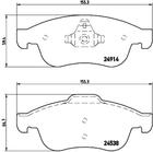 Brembo Remblokset P 68 050 Brembo Remblokset P 68 050