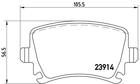 Brembo Remblokset P 85 095 Brembo Remblokset P 85 095