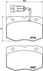 Brembo Remblokset P A6 019 Brembo Remblokset P A6 019