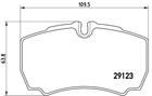 Brembo Remblokset P A6 023 Brembo Remblokset P A6 023