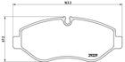 Brembo Remblokset P A6 026 Brembo Remblokset P A6 026