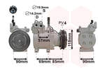Van Wezel Airco compressor 8300K121 Van Wezel Airco compressor 8300K121