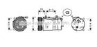 Ava Cooling Airco compressor AIAK003 Ava Cooling Airco compressor AIAK003