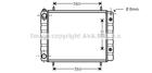 Ava Cooling Radiateur AUA2082 Ava Cooling Radiateur AUA2082