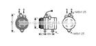 Ava Cooling Airco compressor DWAK079 Ava Cooling Airco compressor DWAK079