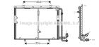 Ava Cooling Airco condensor MS5207 Ava Cooling Airco condensor MS5207