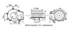 Ava Cooling Kachelventilator/Ventilatormotor MS8625 Ava Cooling Kachelventilator/Ventilatormotor MS8625