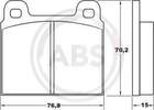 Abs Remblokset 36025 Abs Remblokset 36025