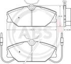 Abs Remblokset 36174 Abs Remblokset 36174